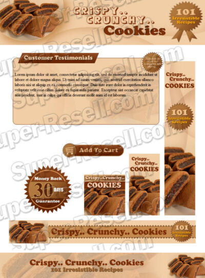 Templates - Crunchy Cookies