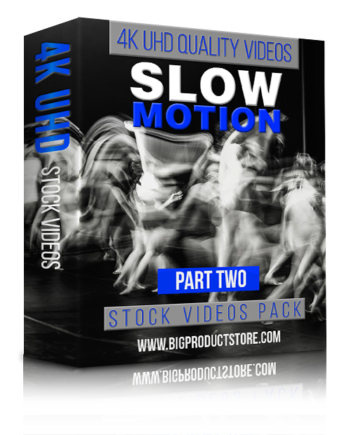 Slow Motion 4K UHD Stock Videos Part 2 Pack - BigProductStore.com