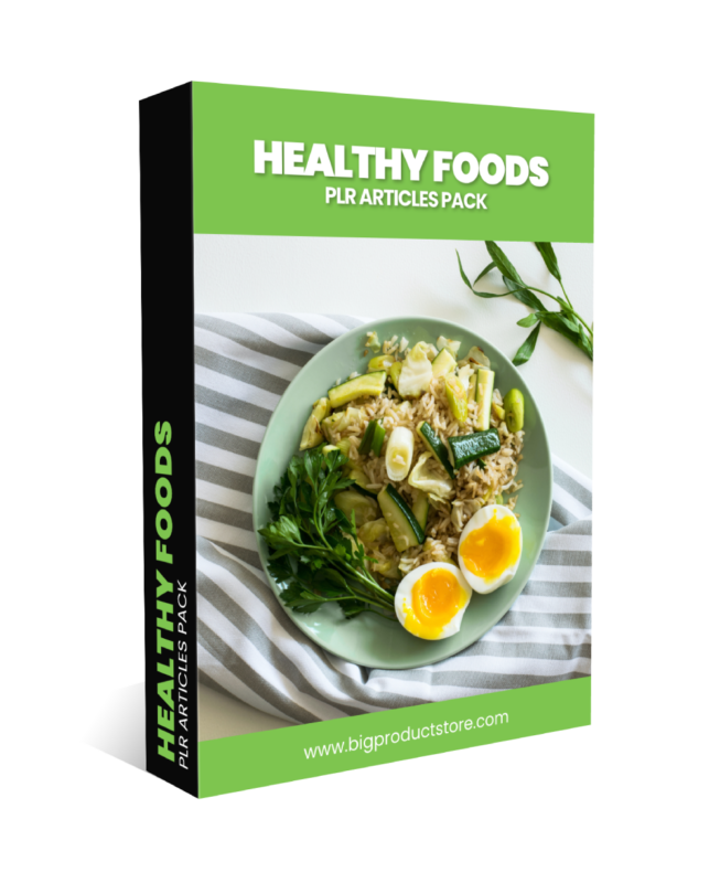 Healthy Foods PLR Articles Pack - BigProductStore.com