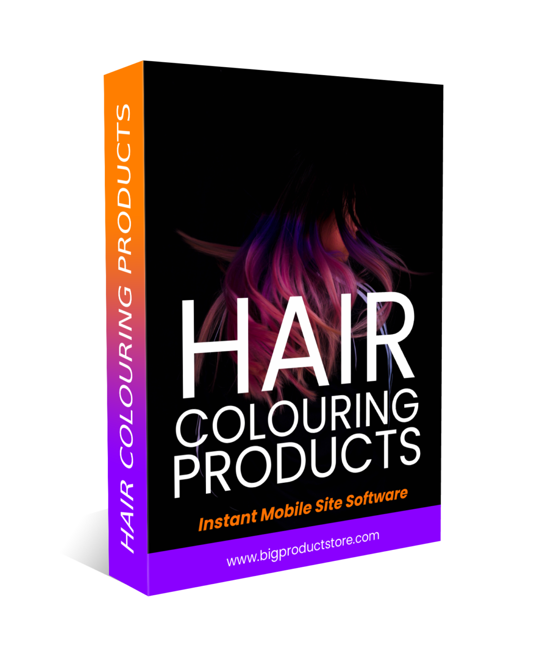 Hair Coloring Products Instant Mobile Site Software